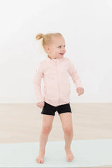 SALE Zen Pink Full-Zip Ruffle Active Jacket - Mila & Rose ® - Flyclothing LLC
