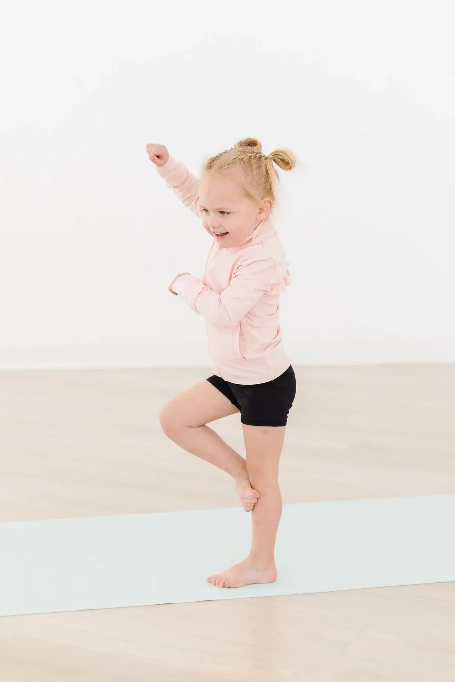 SALE Zen Pink Full-Zip Ruffle Active Jacket - Mila & Rose ® - Flyclothing LLC