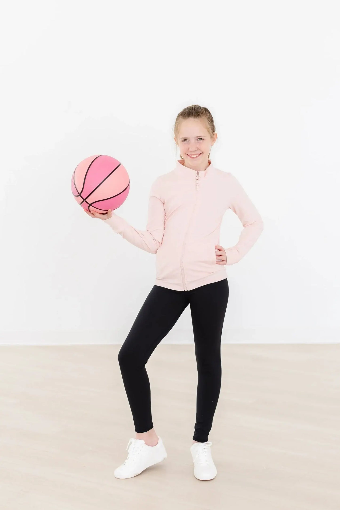SALE Zen Pink Full-Zip Ruffle Active Jacket - Mila & Rose ® - Flyclothing LLC