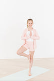 Zen Pink Full-Zip Ruffle Active Jacket