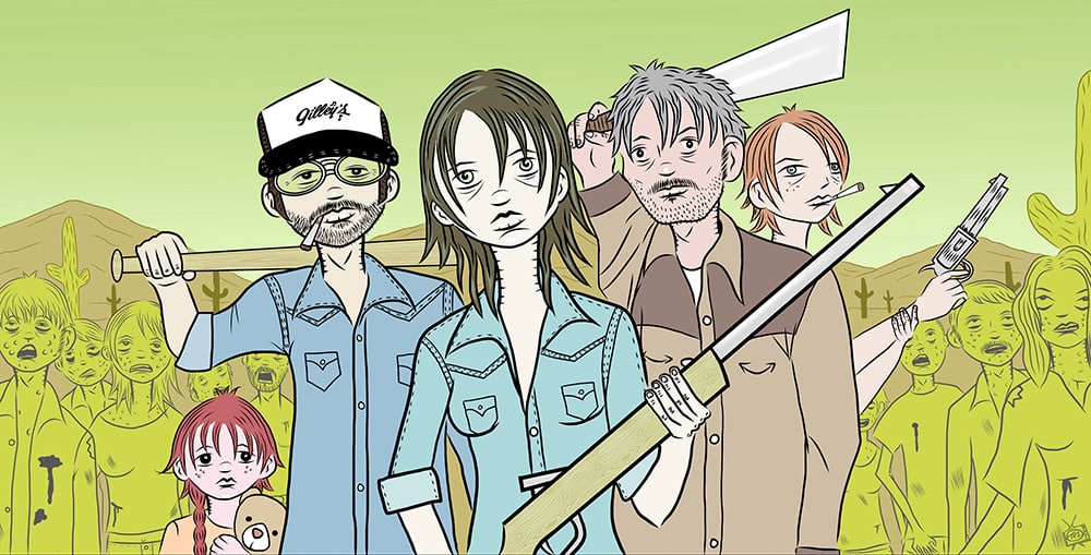 Black Market Art Company Zombie Apocalypse Print