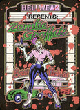Black Market Art Company Zombie Graffiti Print