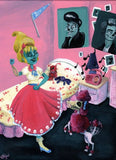 Black Market Art Company Zombie Rockabily Print