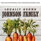 Locally Grown Carrot Patch Sign - Tailored Canvases - Flyclothing LLC