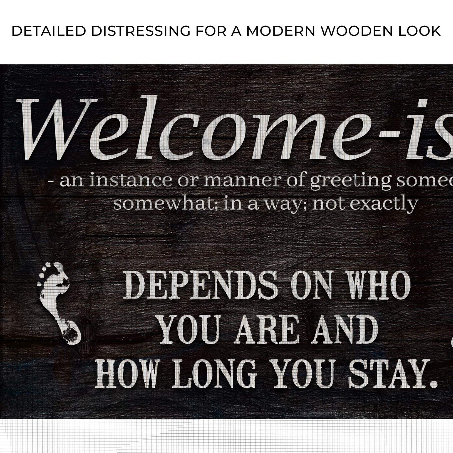 Welcome-ish Funny Home Sign - Tailored Canvases - Flyclothing LLC