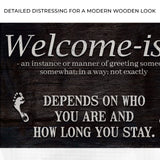 Welcome-ish Funny Home Sign - Tailored Canvases - Flyclothing LLC