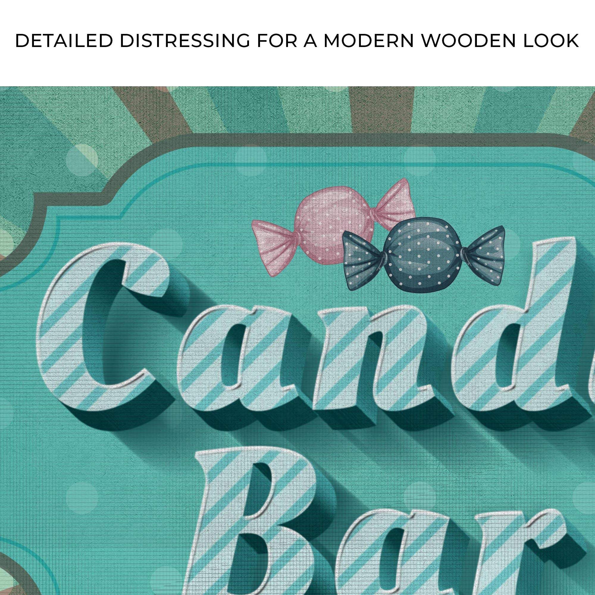 Love Is Sweet Take A Treat Candy Bar Sign III - Tailored Canvases - Flyclothing LLC