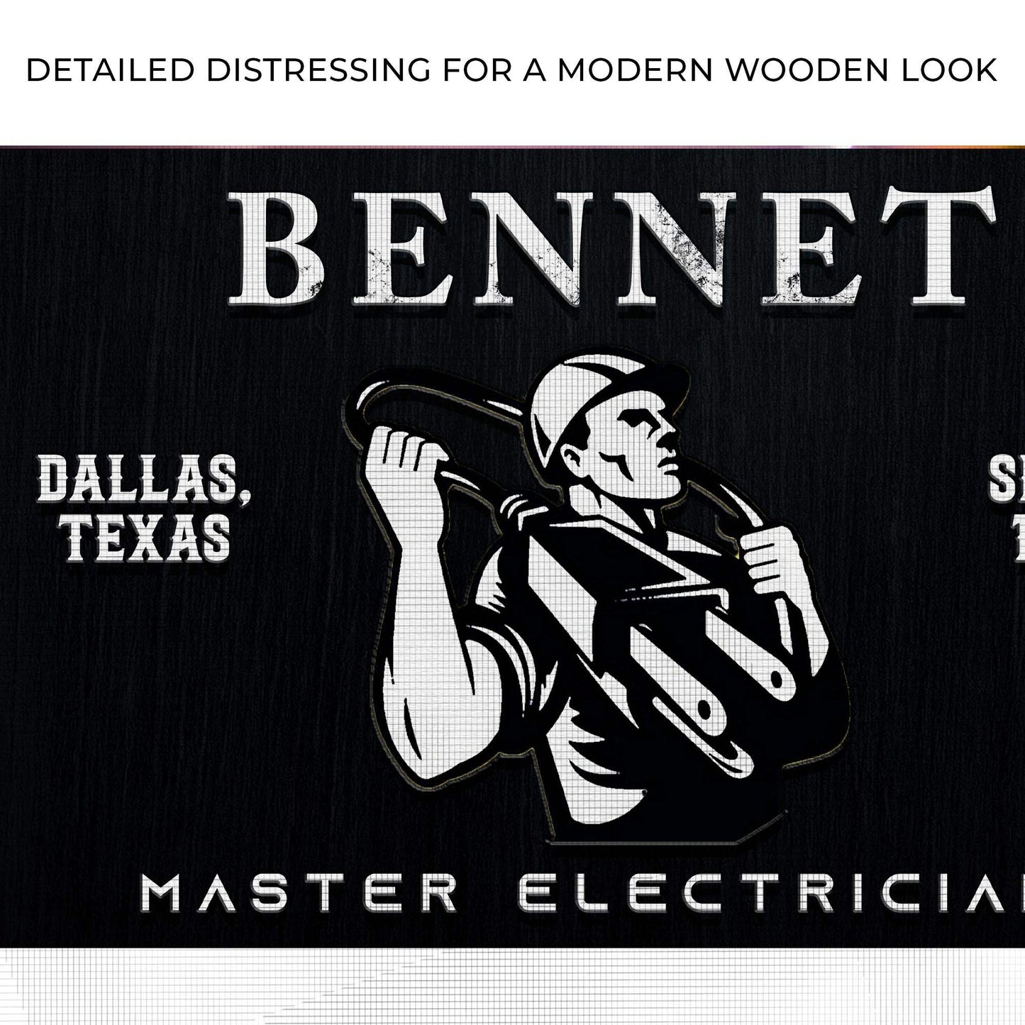 Master Electrician Sign - Tailored Canvases - Flyclothing LLC