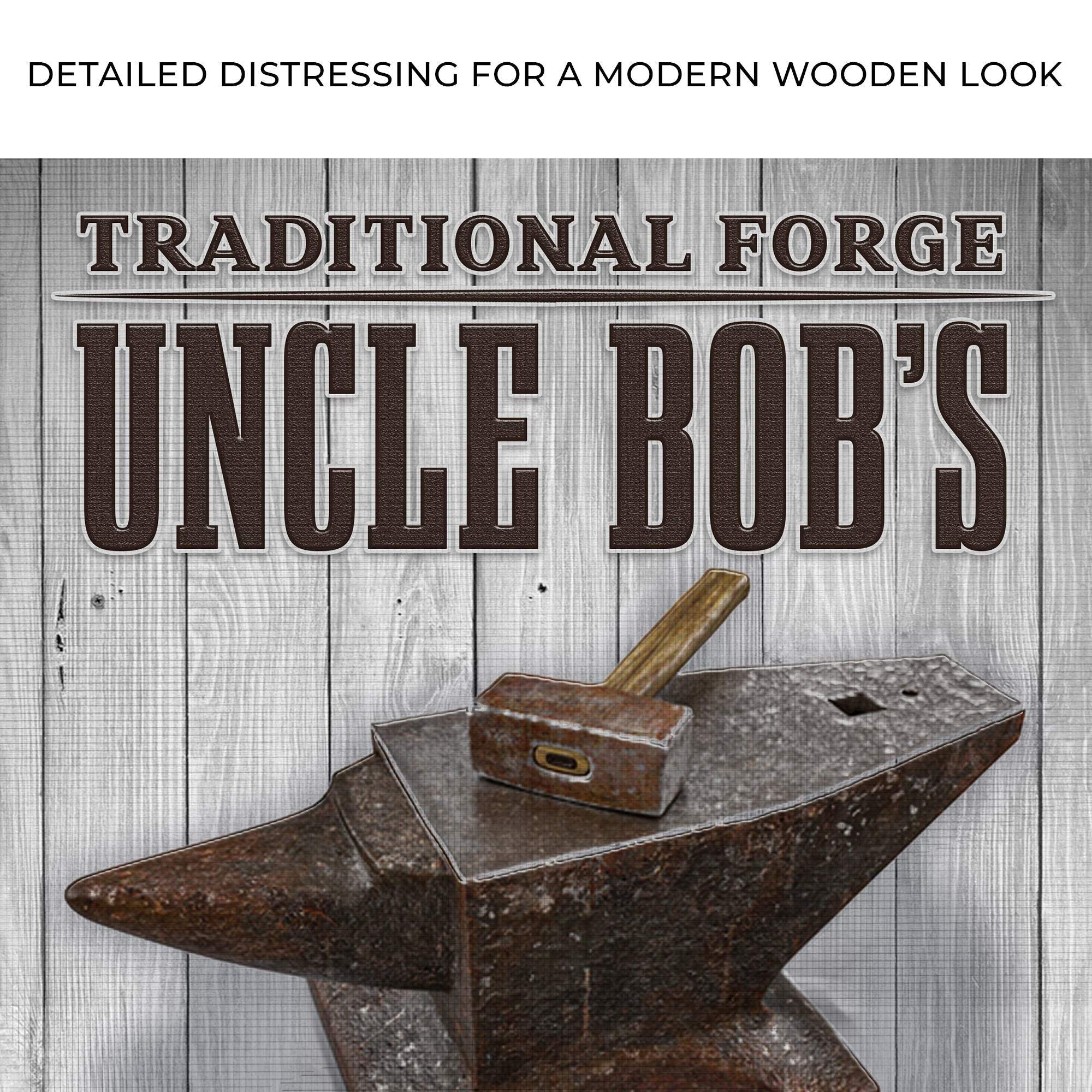 Traditional Forger Blacksmith Sign - Tailored Canvases - Flyclothing LLC