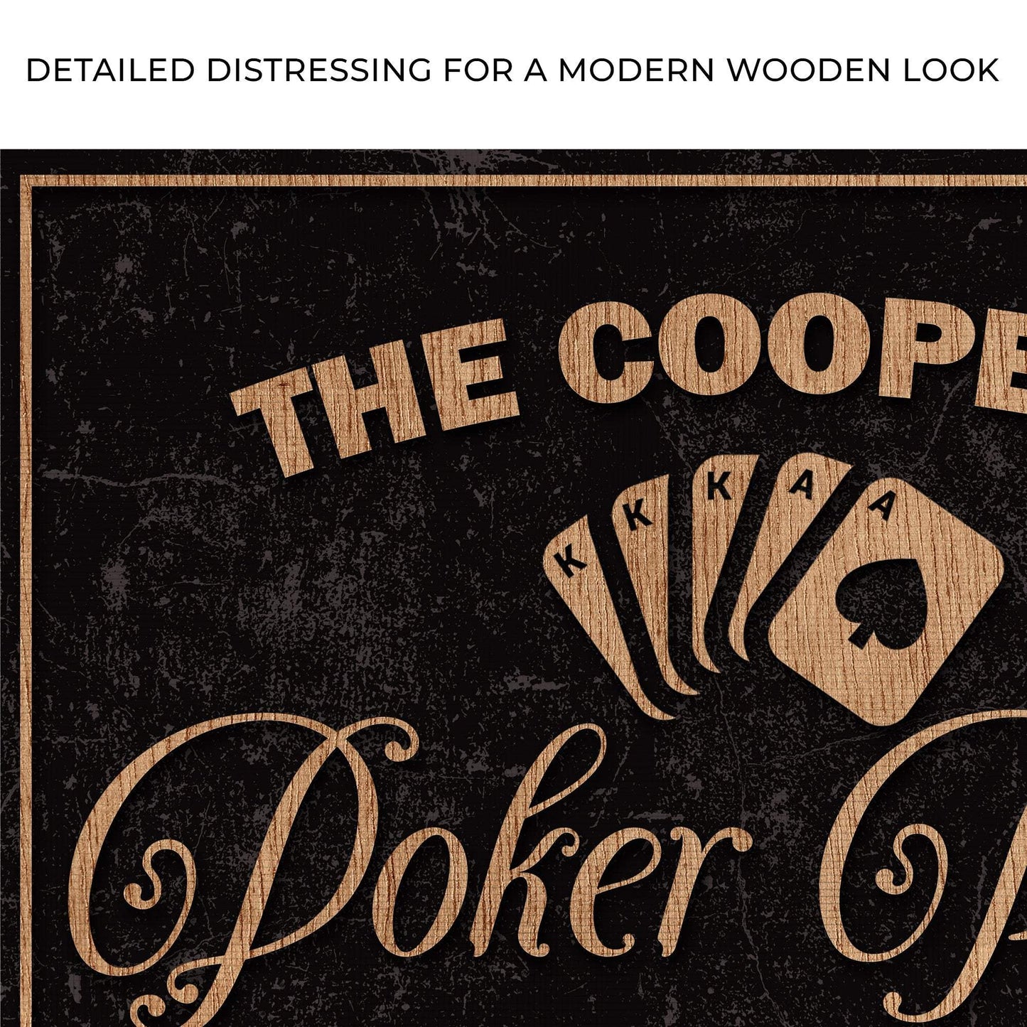Invitation Only Poker Room Sign - Tailored Canvases - Flyclothing LLC