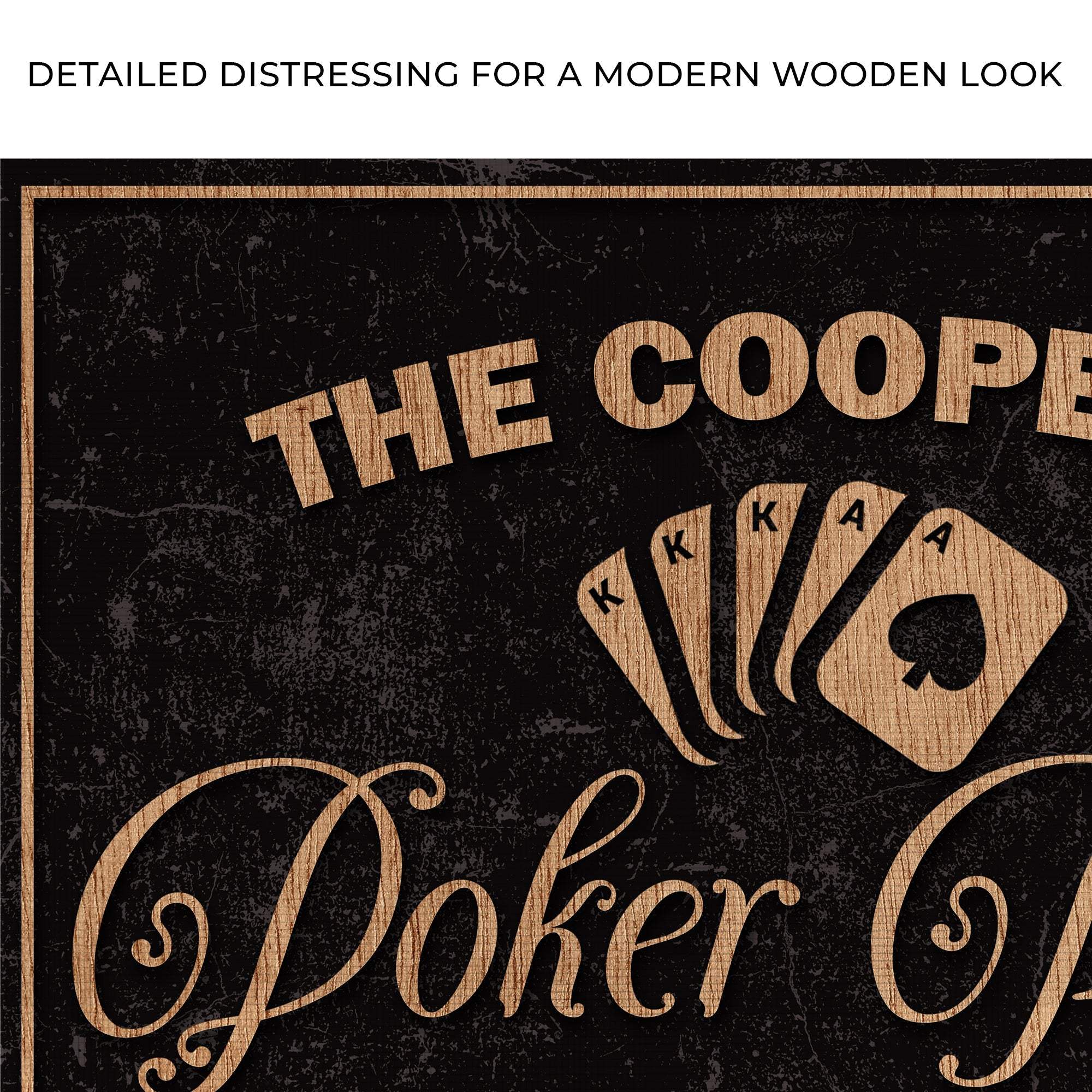 Invitation Only Poker Room Sign - Tailored Canvases - Flyclothing LLC