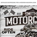 Motorcycle Ride Often Ride Free Sign - Tailored Canvases - Flyclothing LLC