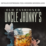 Old Fashioned Whiskey Bar Sign - Tailored Canvases - Flyclothing LLC