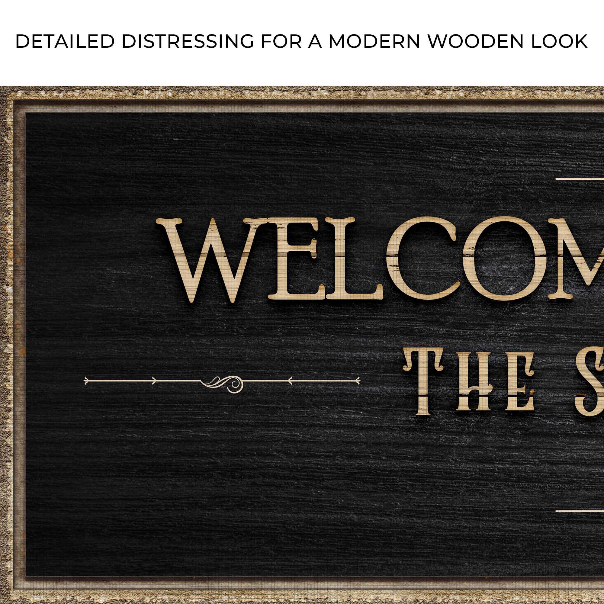 Welcome To Our Deck Sign II - Tailored Canvases - Flyclothing LLC