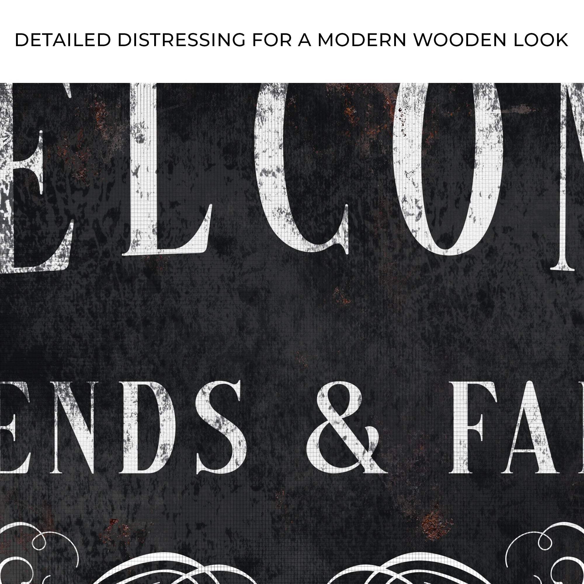 Welcome Friends & Family Sign III - Tailored Canvases - Flyclothing LLC