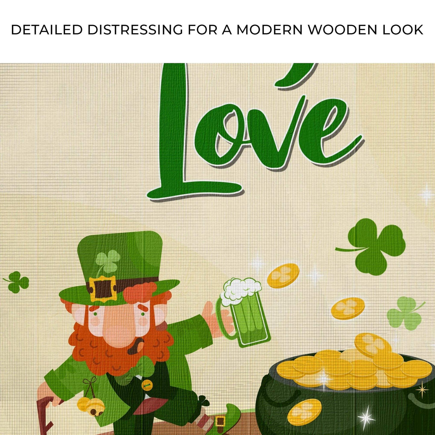 St. Patrick's Day Lucky In Love Sign - Tailored Canvases - Flyclothing LLC