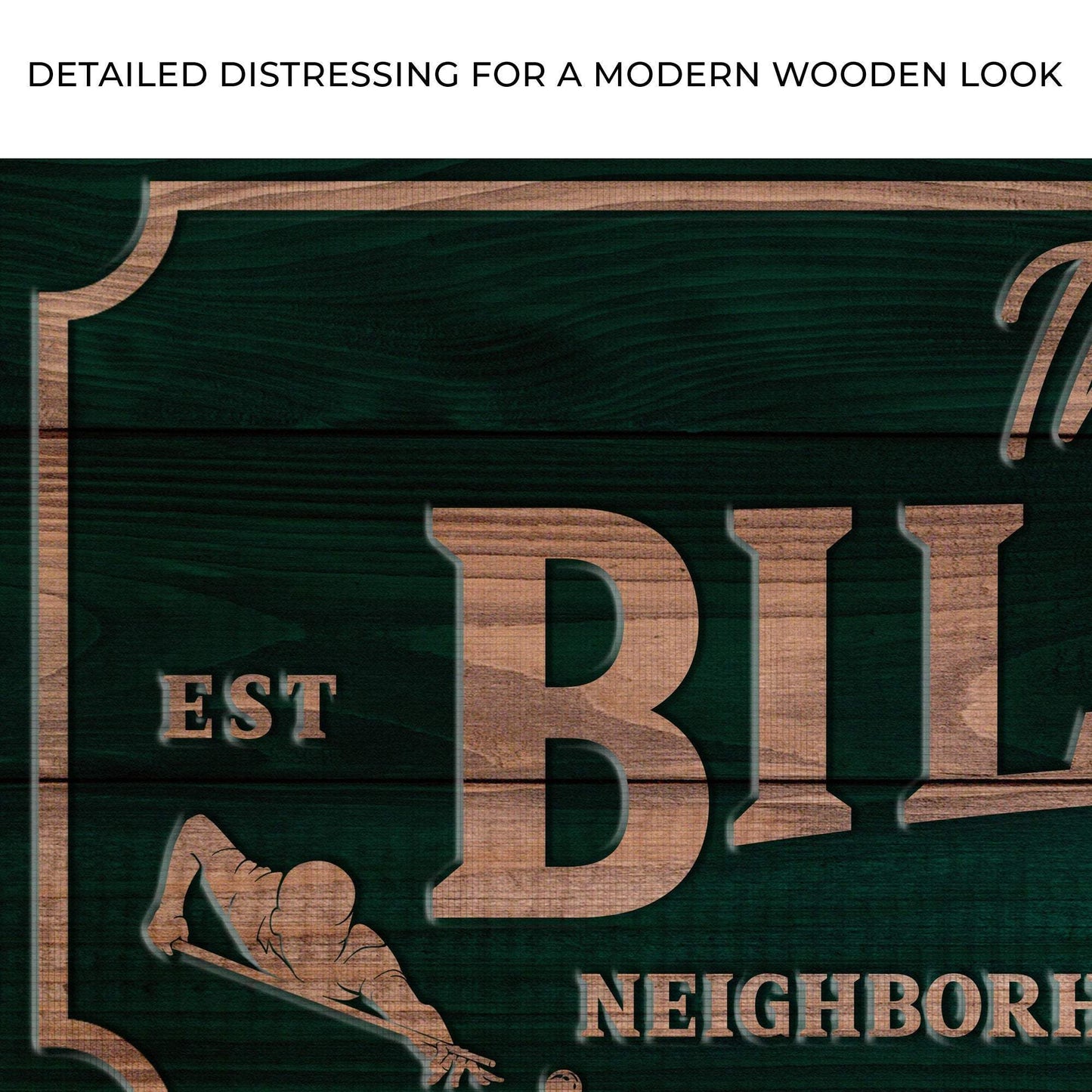 Neighborhood Pool Hall Billiards Sign - Tailored Canvases - Flyclothing LLC