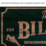 Neighborhood Pool Hall Billiards Sign - Tailored Canvases - Flyclothing LLC