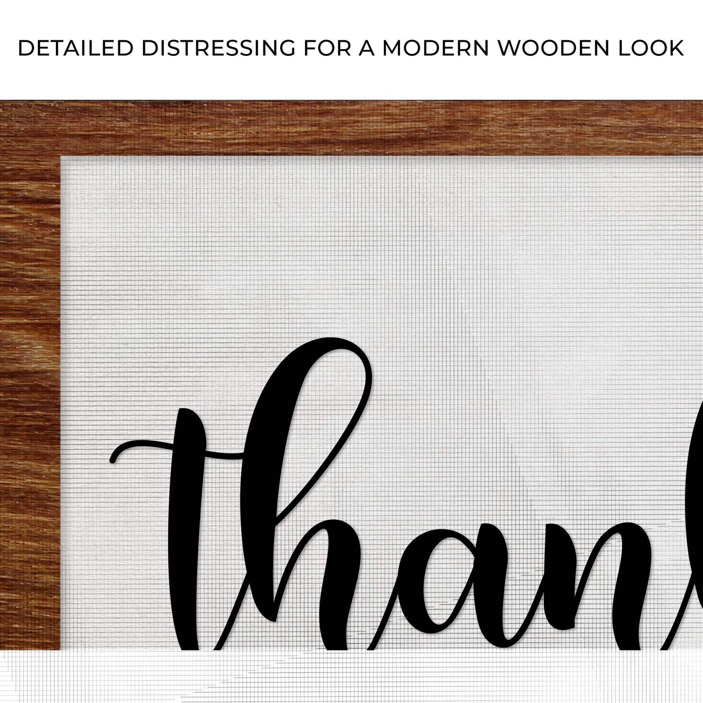 Thankful And Blessed Sign - Tailored Canvases - Flyclothing LLC