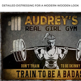 Real Girl Gym Sign - Tailored Canvases - Flyclothing LLC