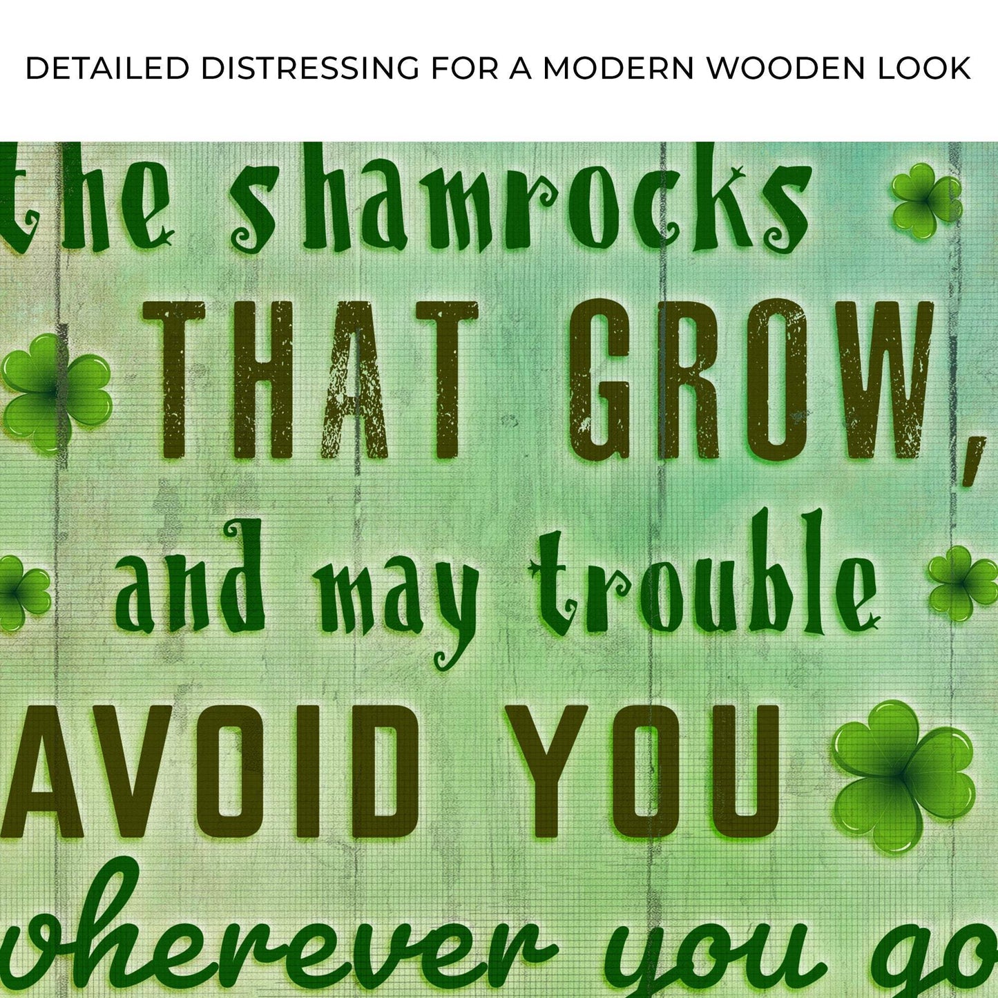 St. Patrick's Day Blessings Sign - Tailored Canvases - Flyclothing LLC