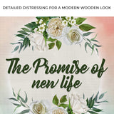 The Promise of New Life Sign - Tailored Canvases - Flyclothing LLC