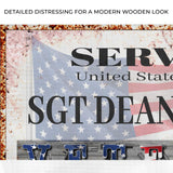 Thank You For Your Service Veterans Sign - Tailored Canvases - Flyclothing LLC