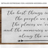The Best Things In Life Sign II - Tailored Canvases - Flyclothing LLC