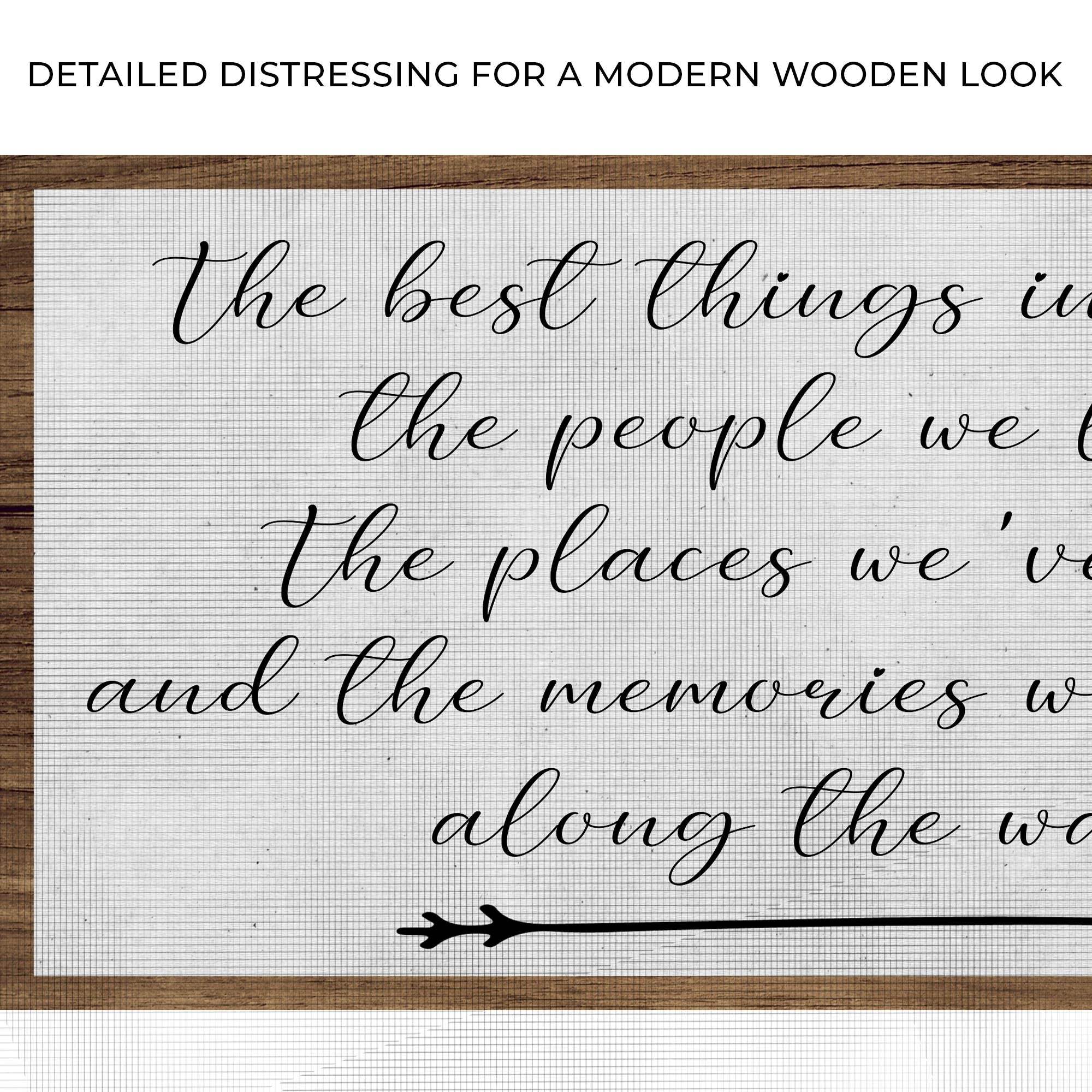 The Best Things In Life Sign II - Tailored Canvases - Flyclothing LLC