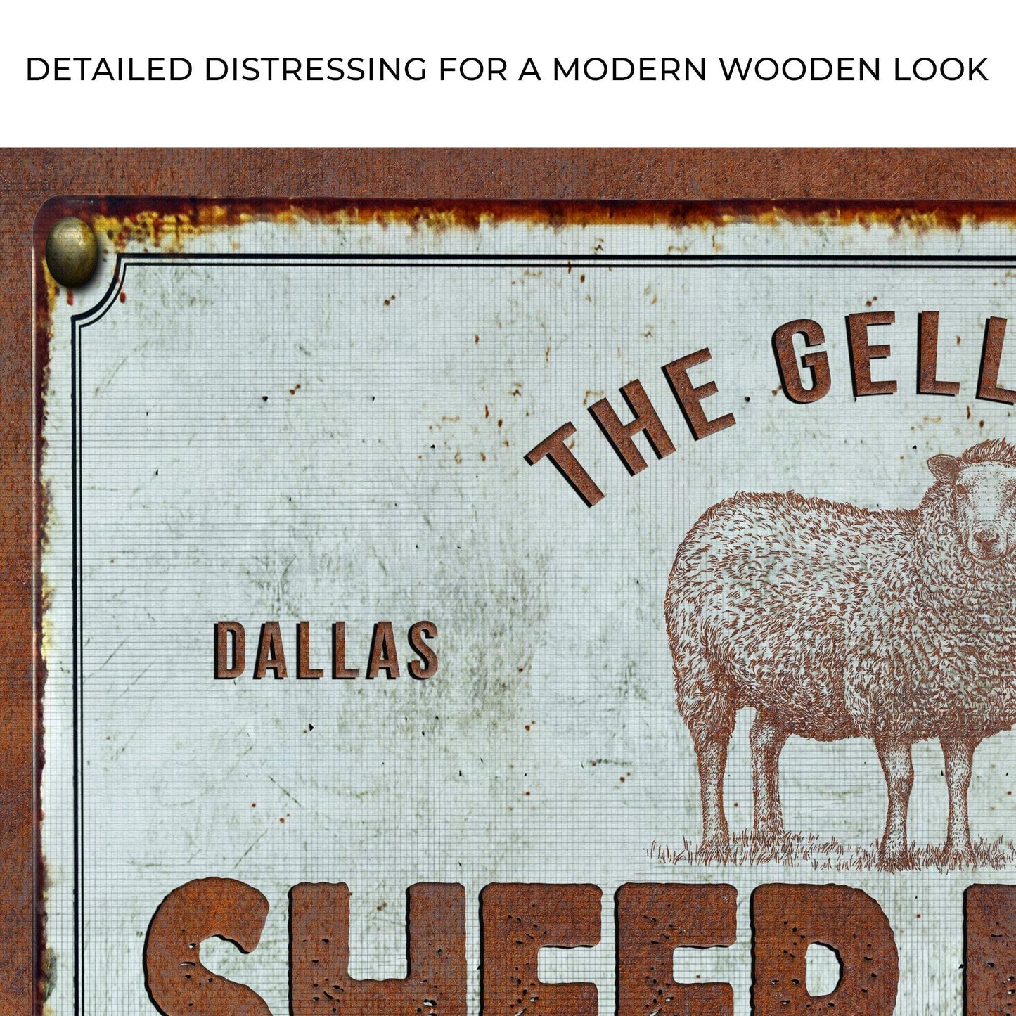 Sheep Farm Sign III - Tailored Canvases - Flyclothing LLC