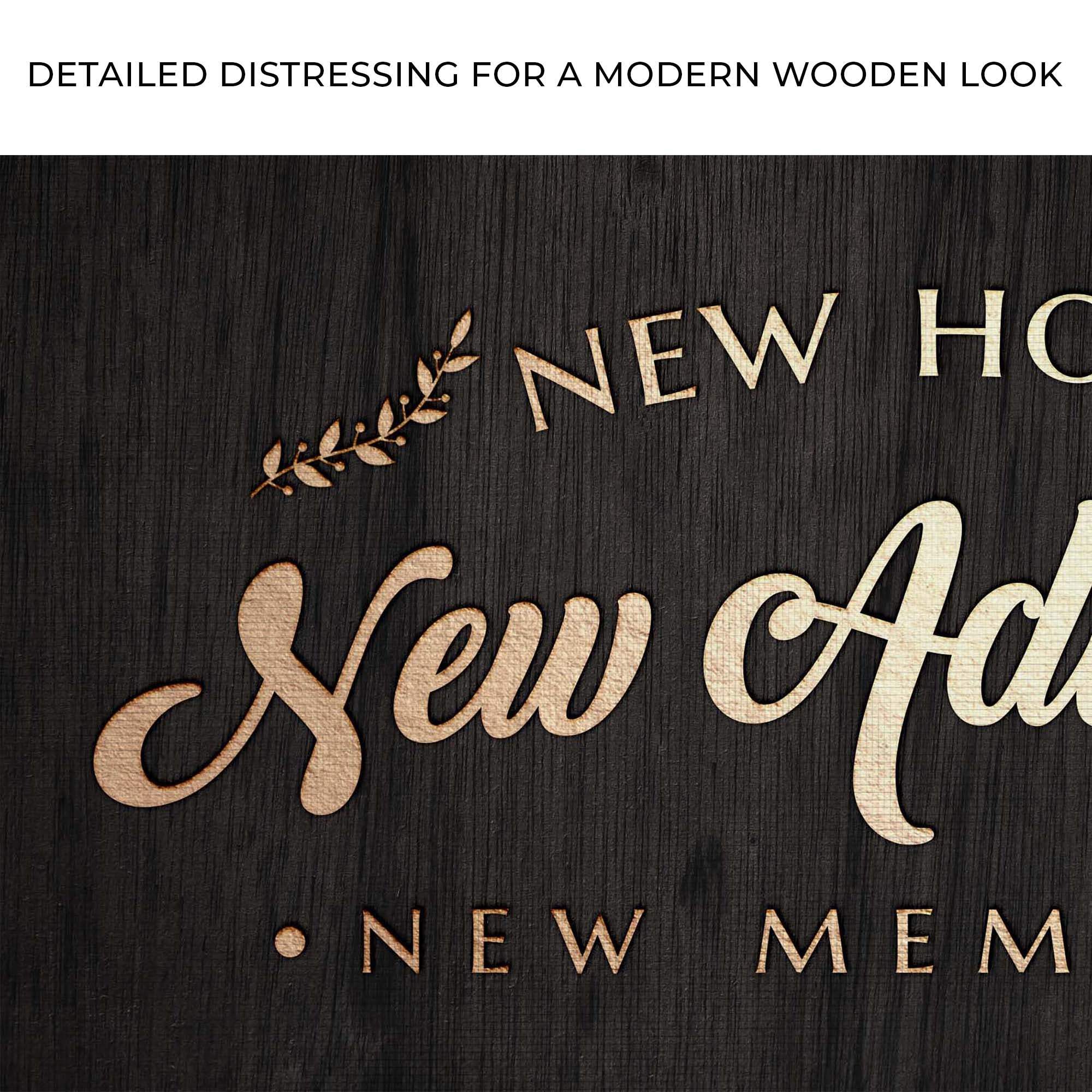 New Home New Adventure New Memories Sign - Tailored Canvases - Flyclothing LLC