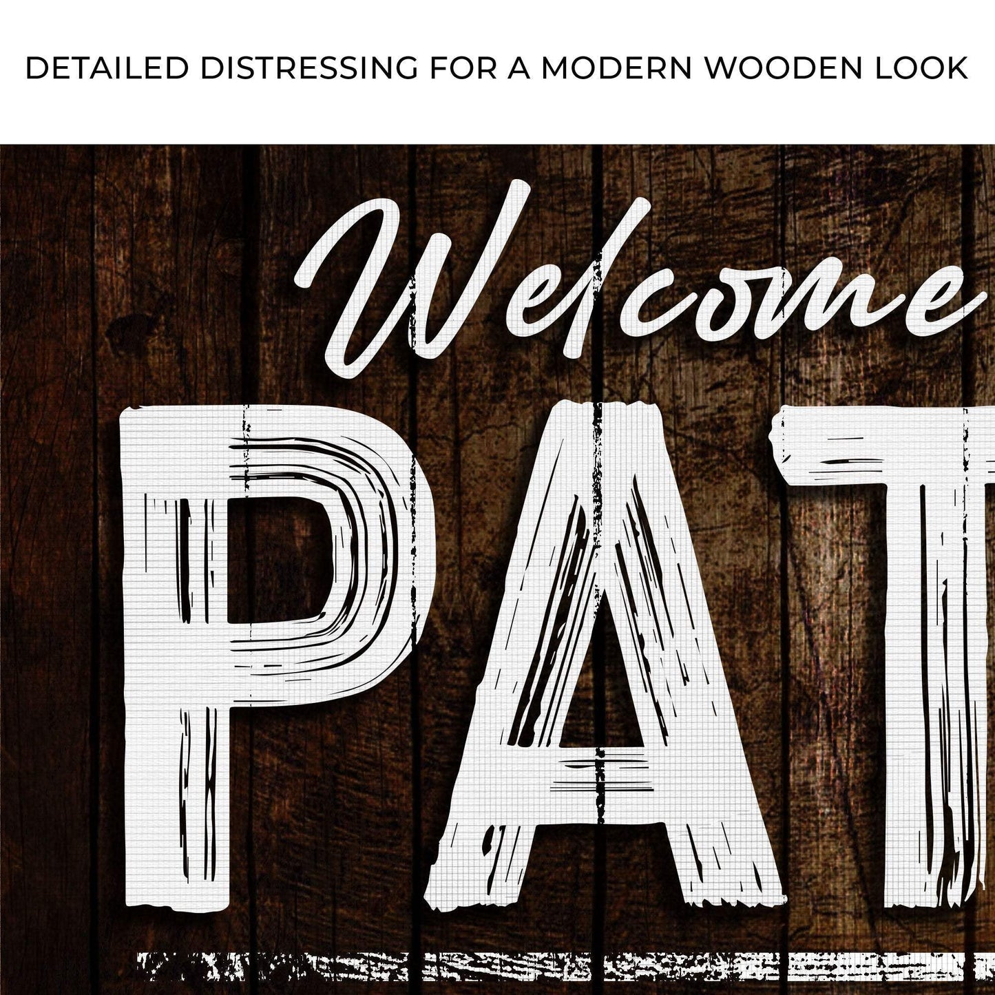 Welcome To The Patio Sign - Tailored Canvases - Flyclothing LLC