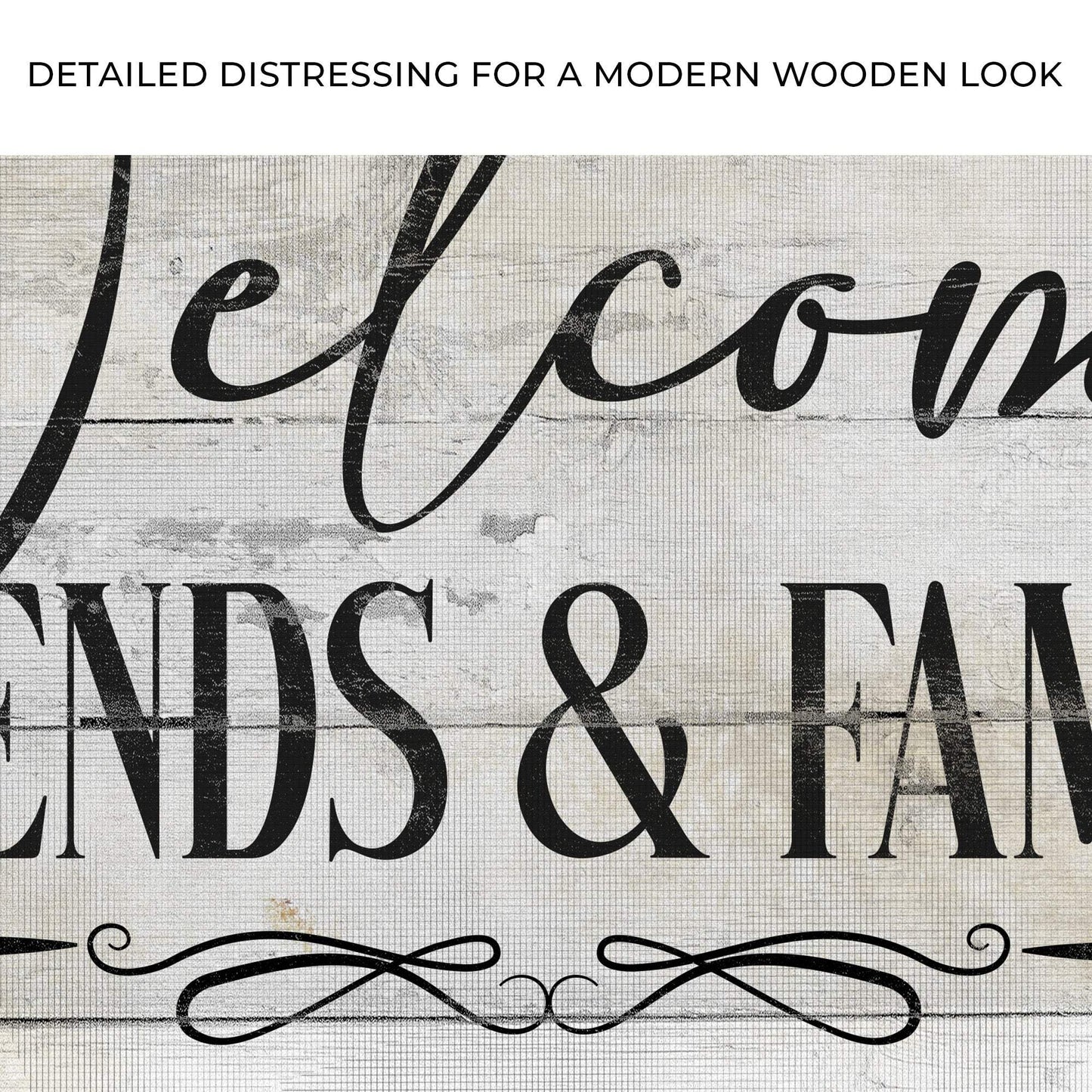 Welcome Friends & Family Sign - Tailored Canvases - Flyclothing LLC