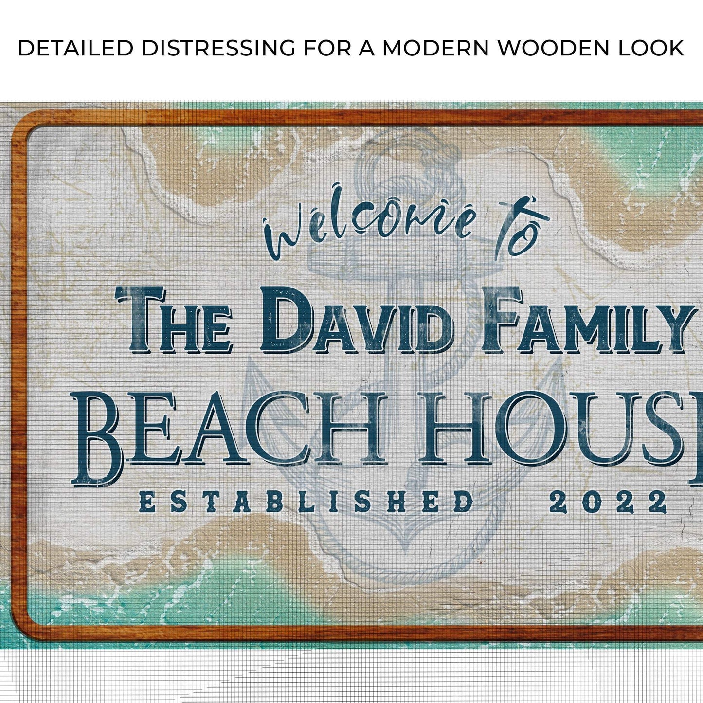 Welcome To Family Beach House Sign II - Tailored Canvases - Flyclothing LLC