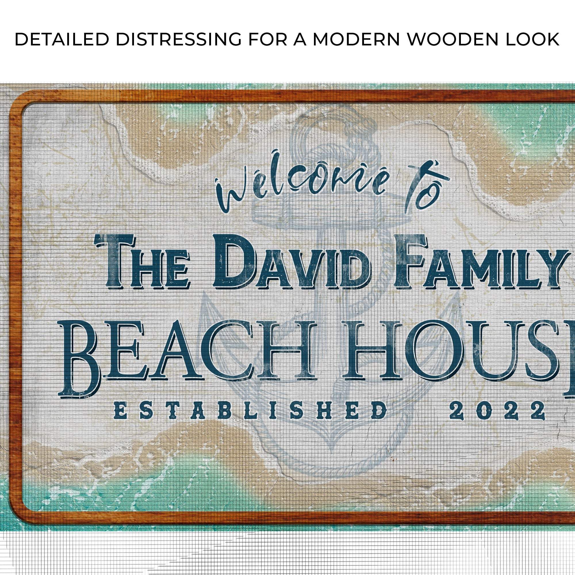 Welcome To Family Beach House Sign II - Tailored Canvases - Flyclothing LLC