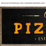 Wood Pizzeria Sign - Tailored Canvases - Flyclothing LLC
