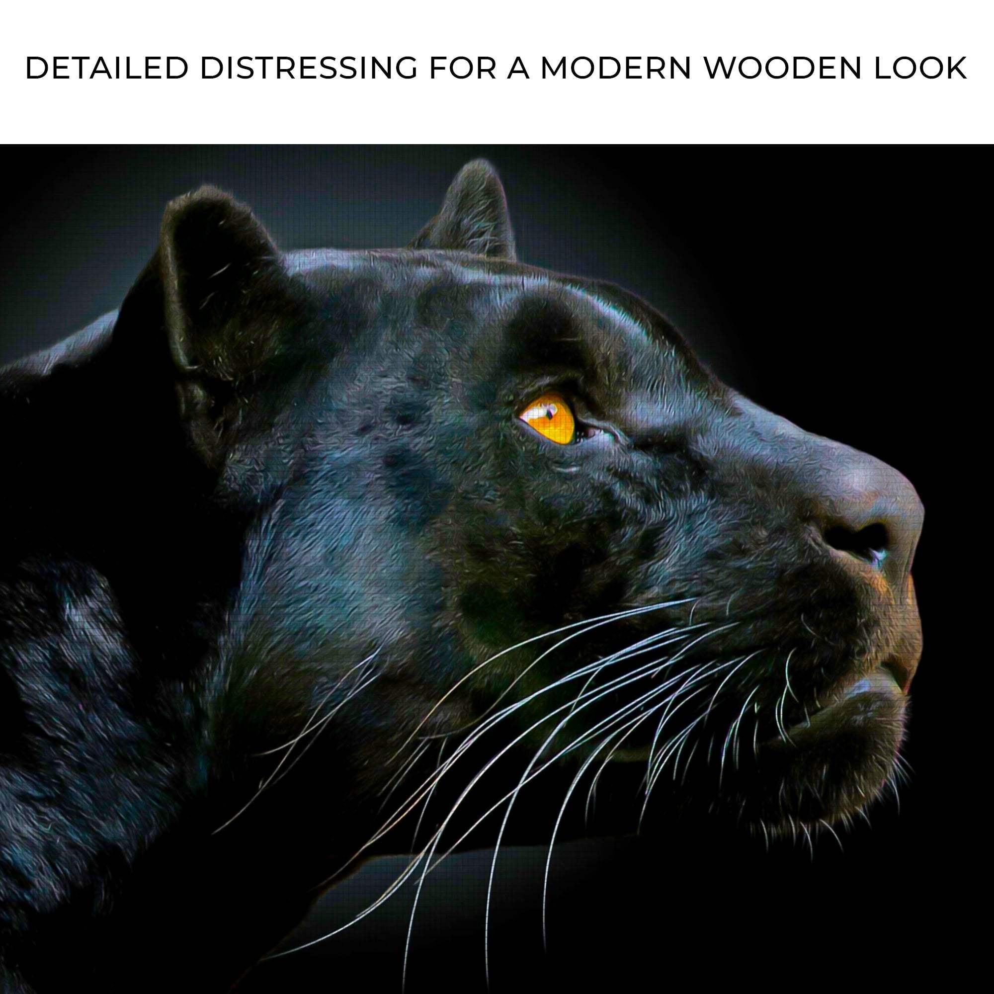 Black Panther Head Canvas Wall Art - Tailored Canvases - Flyclothing LLC