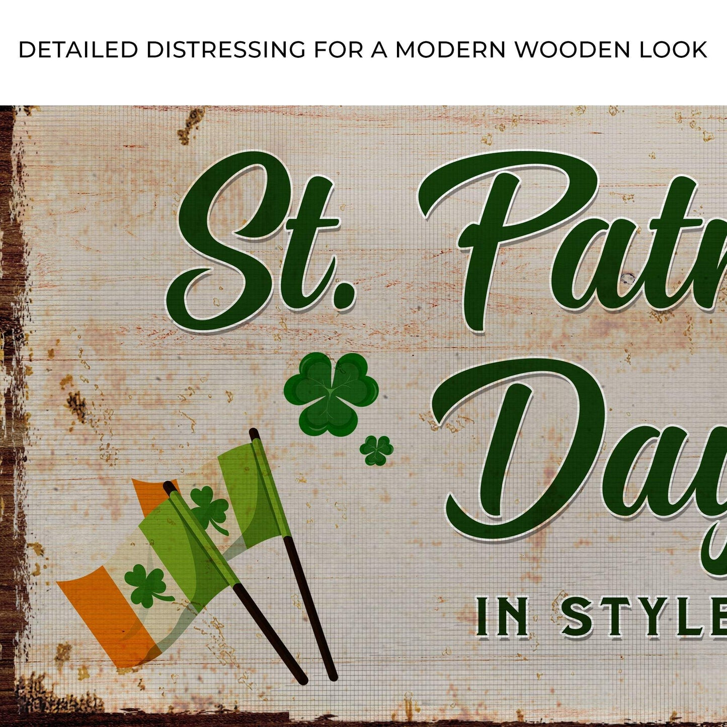 Raise A Pint And Celebrate St. Patrick's Day In Style Sign - Tailored Canvases - Flyclothing LLC