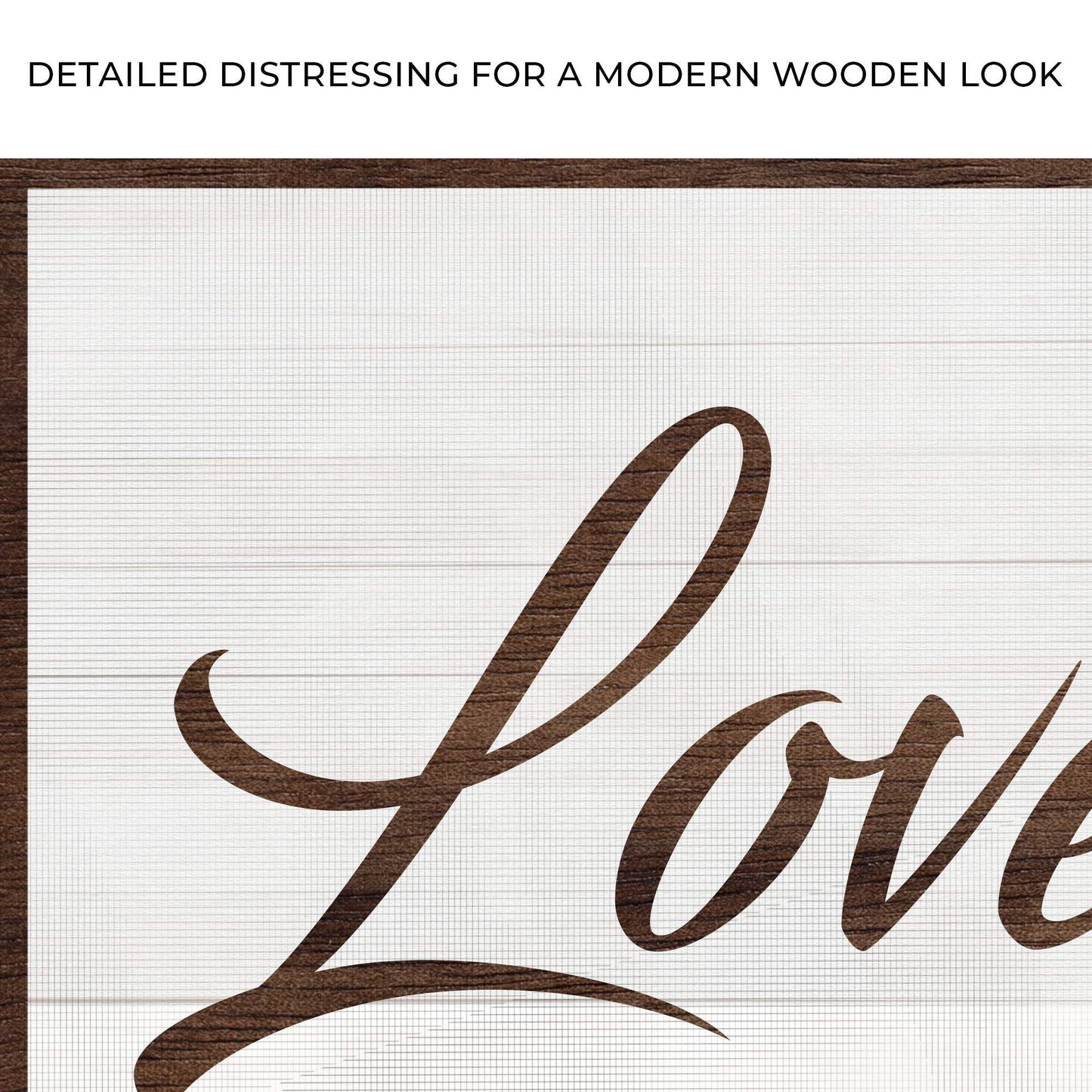 Love You More Sign III - Tailored Canvases - Flyclothing LLC