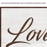 Love You More Sign III - Tailored Canvases - Flyclothing LLC