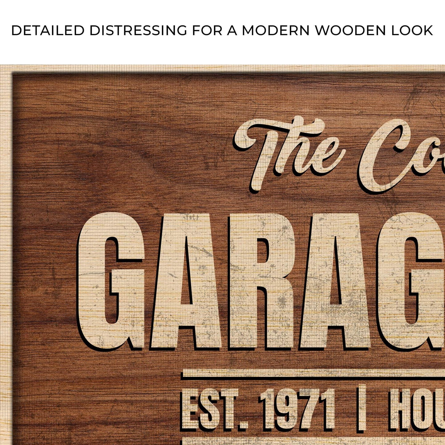 Rustic Garage Bar Wood Sign - Tailored Canvases - Flyclothing LLC