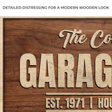 Rustic Garage Bar Wood Sign - Tailored Canvases - Flyclothing LLC