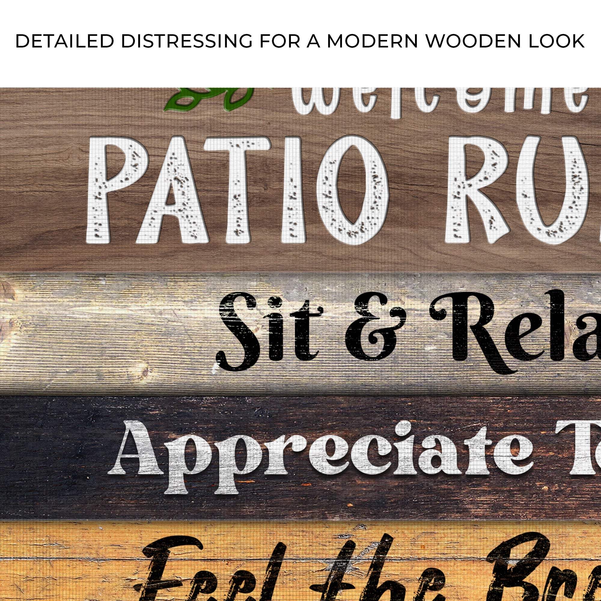 Patio Rules Sign III - Tailored Canvases - Flyclothing LLC