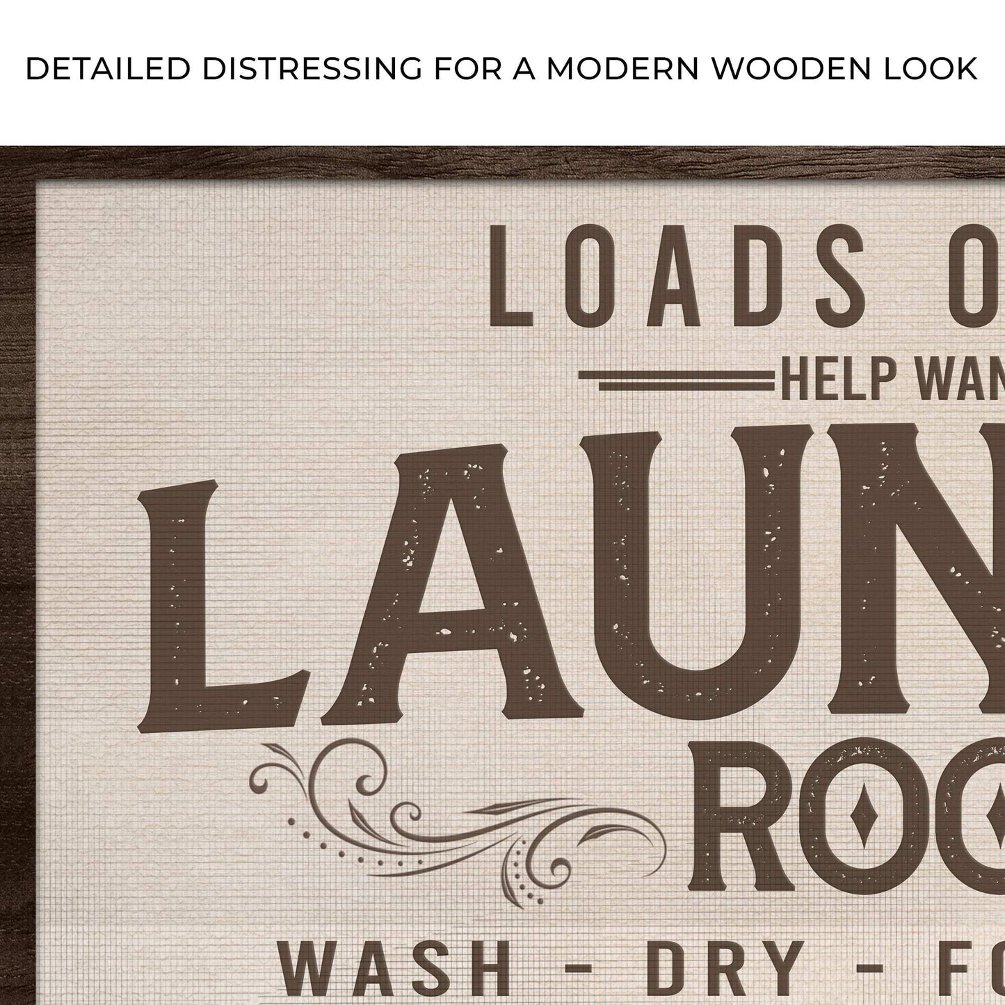 Loads Of Fun Help Wanted Laundry Room Sign - Tailored Canvases - Flyclothing LLC
