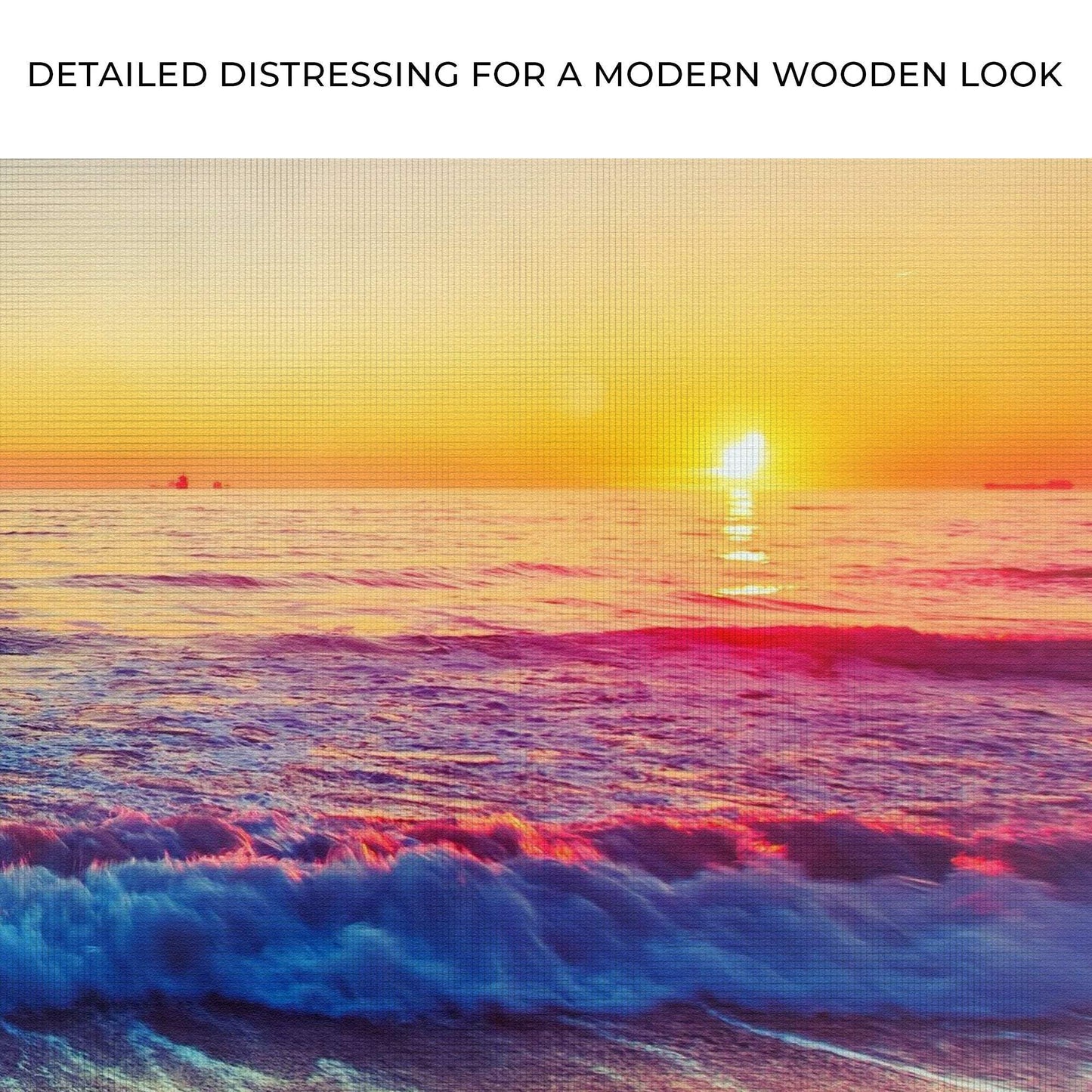 Sunrise Over The Ocean Canvas Wall Art - Tailored Canvases - Flyclothing LLC