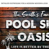 Poolside Oasis Sign - Tailored Canvases - Flyclothing LLC