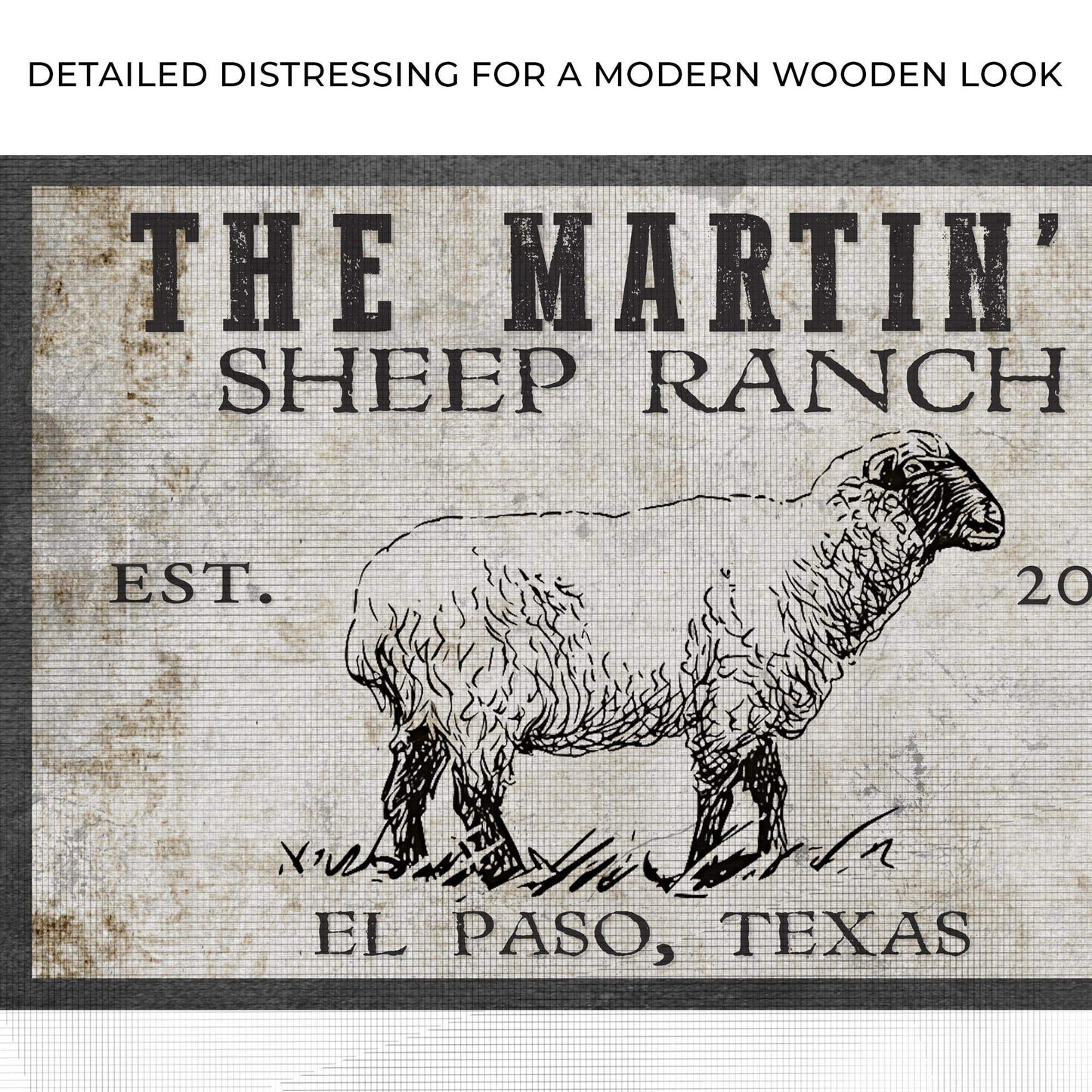 Sheep Ranch Sign II - Tailored Canvases - Flyclothing LLC
