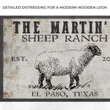 Sheep Ranch Sign II - Tailored Canvases - Flyclothing LLC
