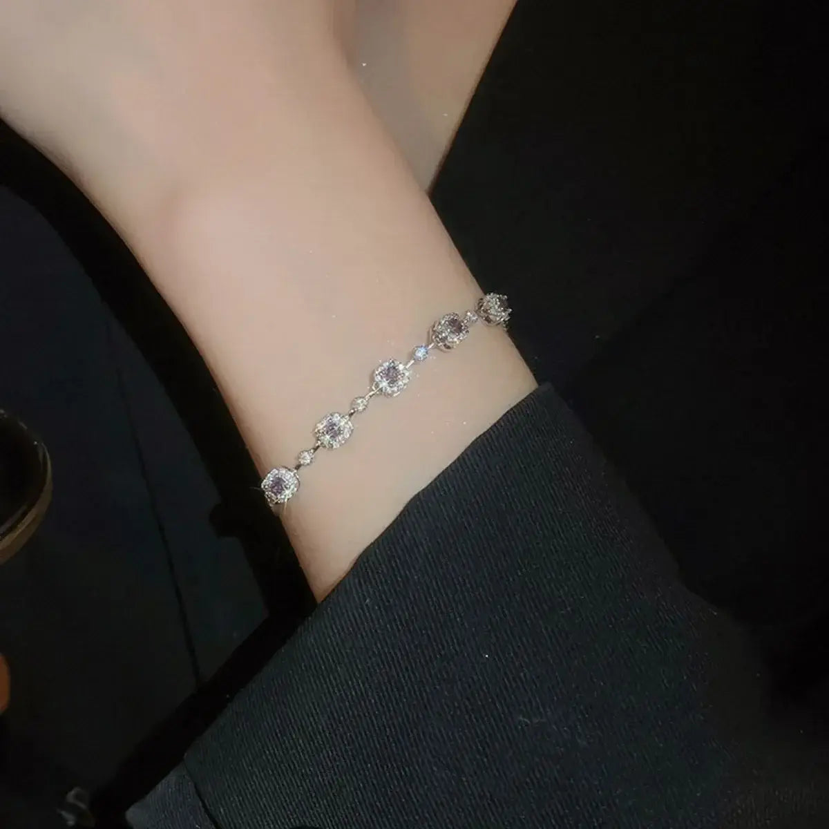 Copper Zircon Bracelet - Trendsi - Flyclothing LLC