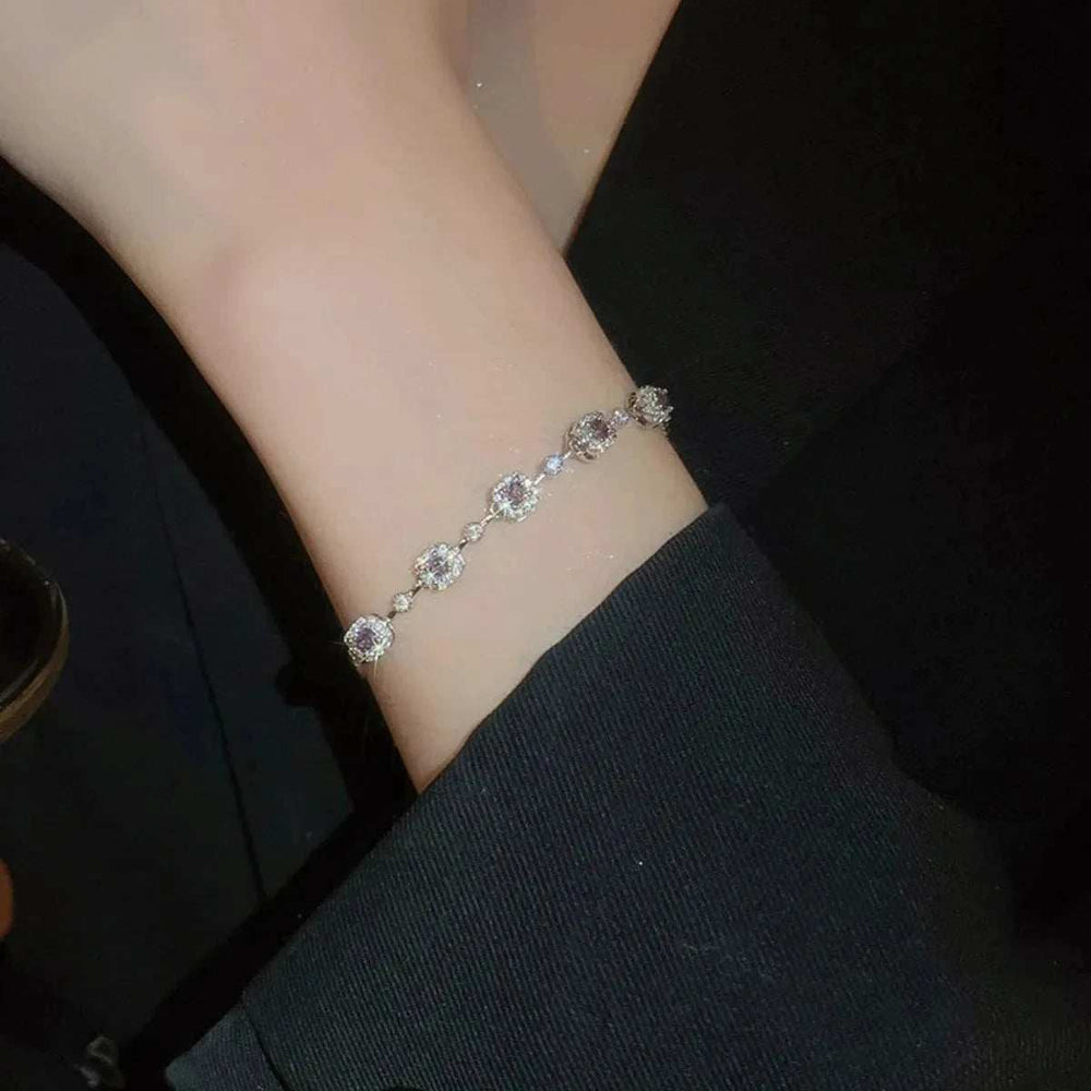 Copper Zircon Bracelet - Trendsi - Flyclothing LLC